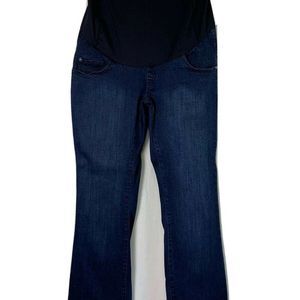 Womens KimiKai Maternity Jeans 12  Flare New Denim 6614 Full Panel